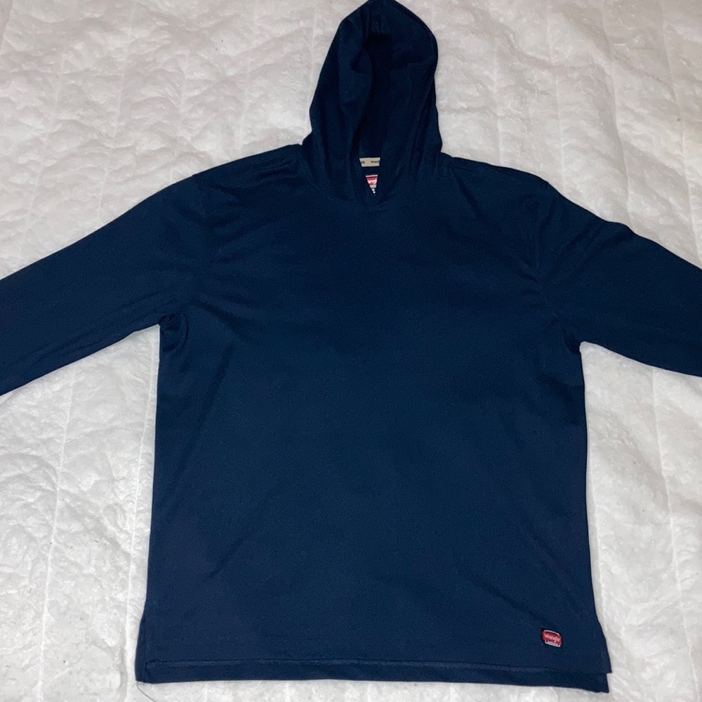 Men's Navy Wrangler Workwear hoodie